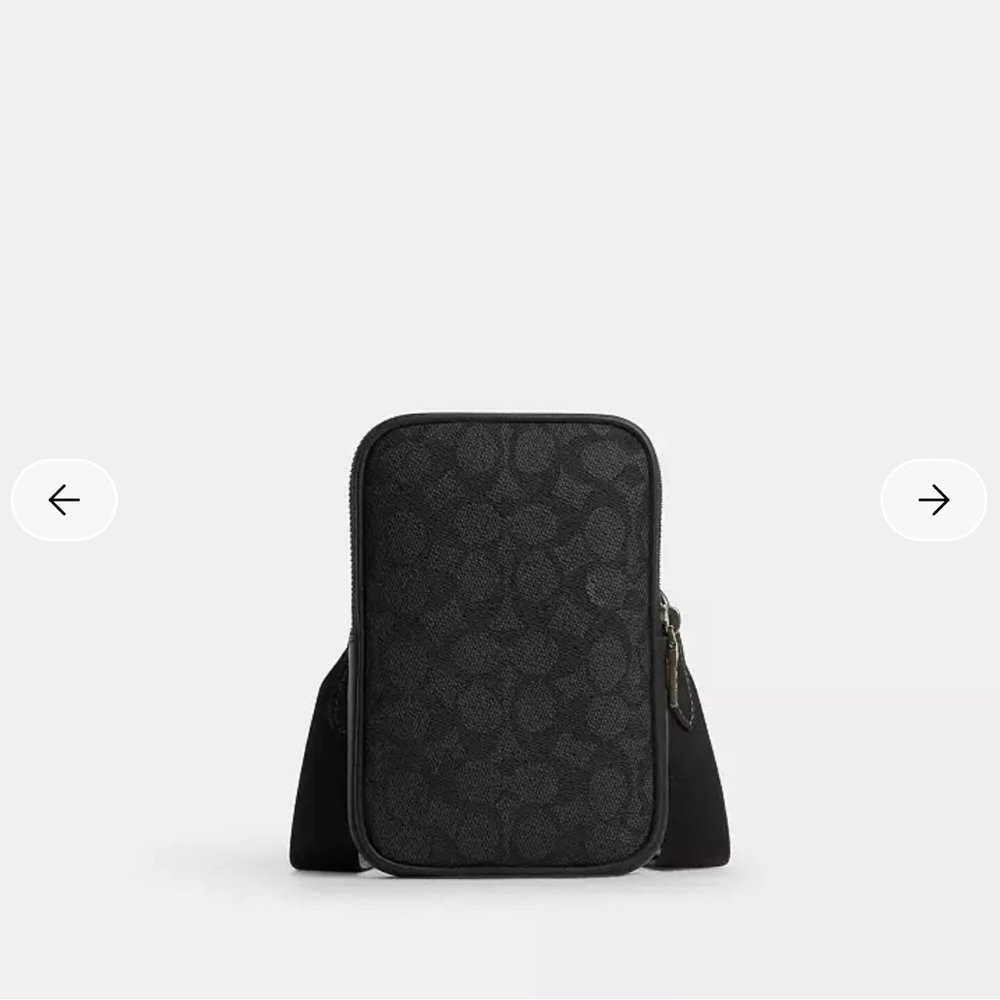 Coach Men's Aden Crossbody Bag and Zip Card Case in Signature Canvas